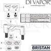 Bristan VERTICO Bath Filler Spares